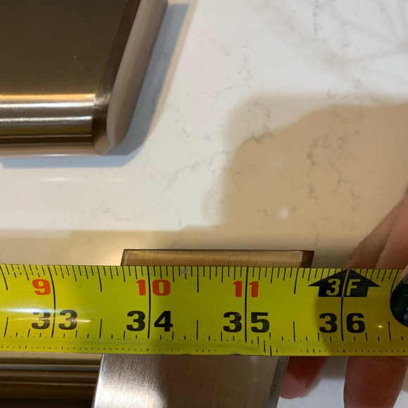 GE Café refrigerator handle kit brushed bronze - Picture 4 of 4